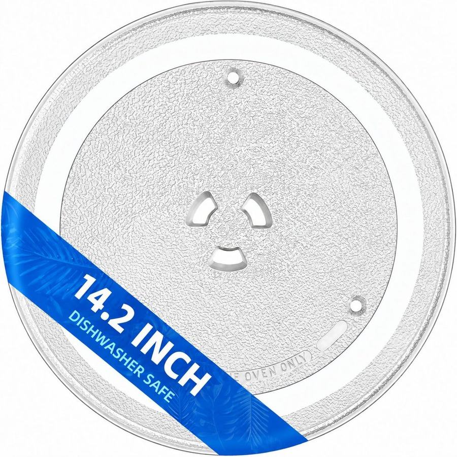 3-lug style microwave glass turntable plate, 360 mm