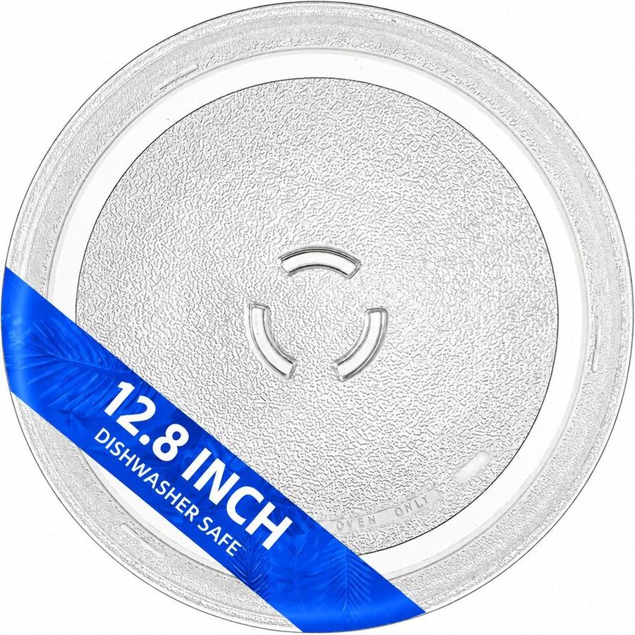 Crescent fitting microwave glass turntable plate, 325 mm