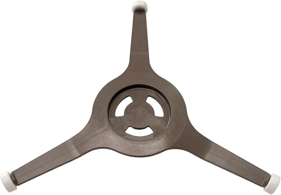 Three-wheel triangle roller support, 11 cm radius, factory photo